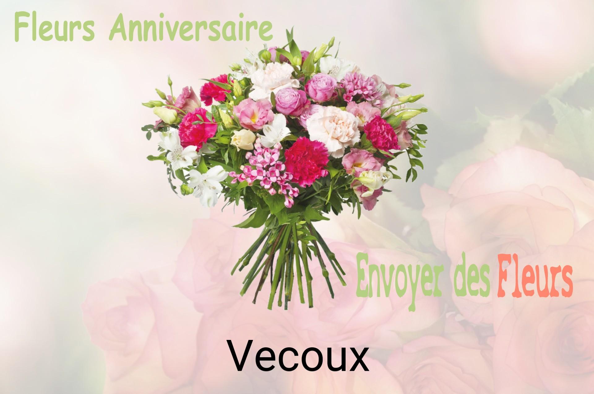Bouquet de fleurs d’anniversaire livré à Vecoux